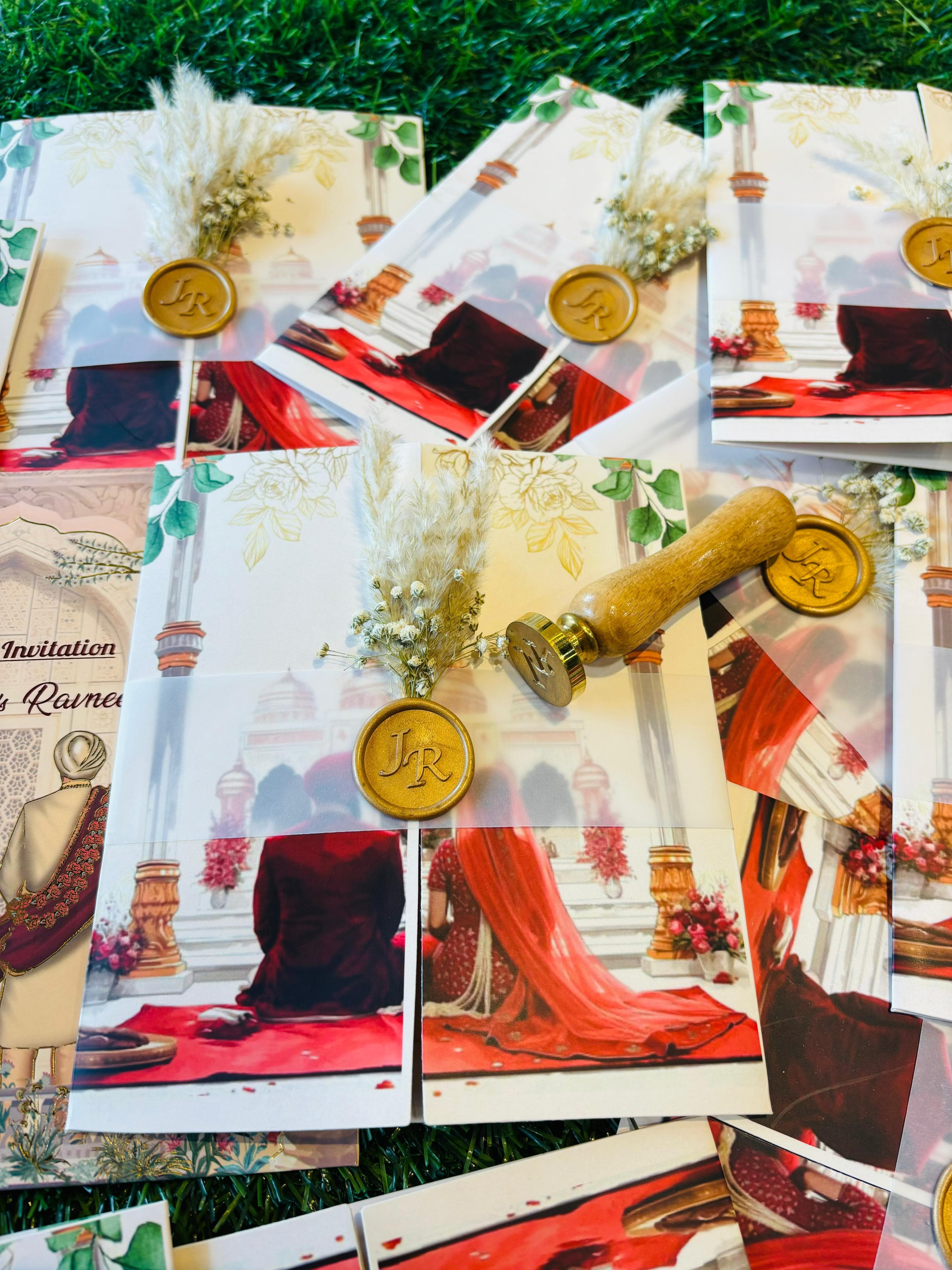 Wax Seal & Dry Flowers