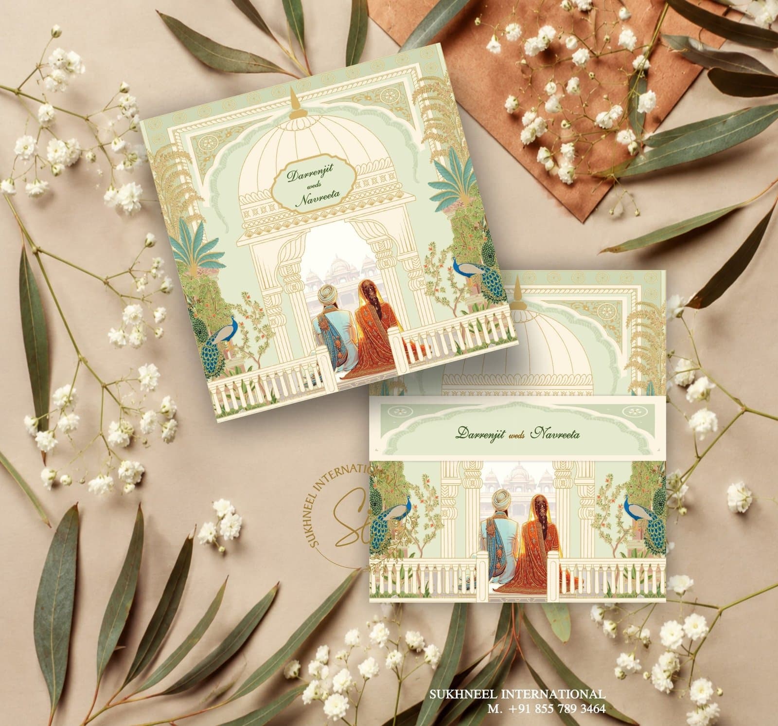 Peacock Theme Gateway Couple