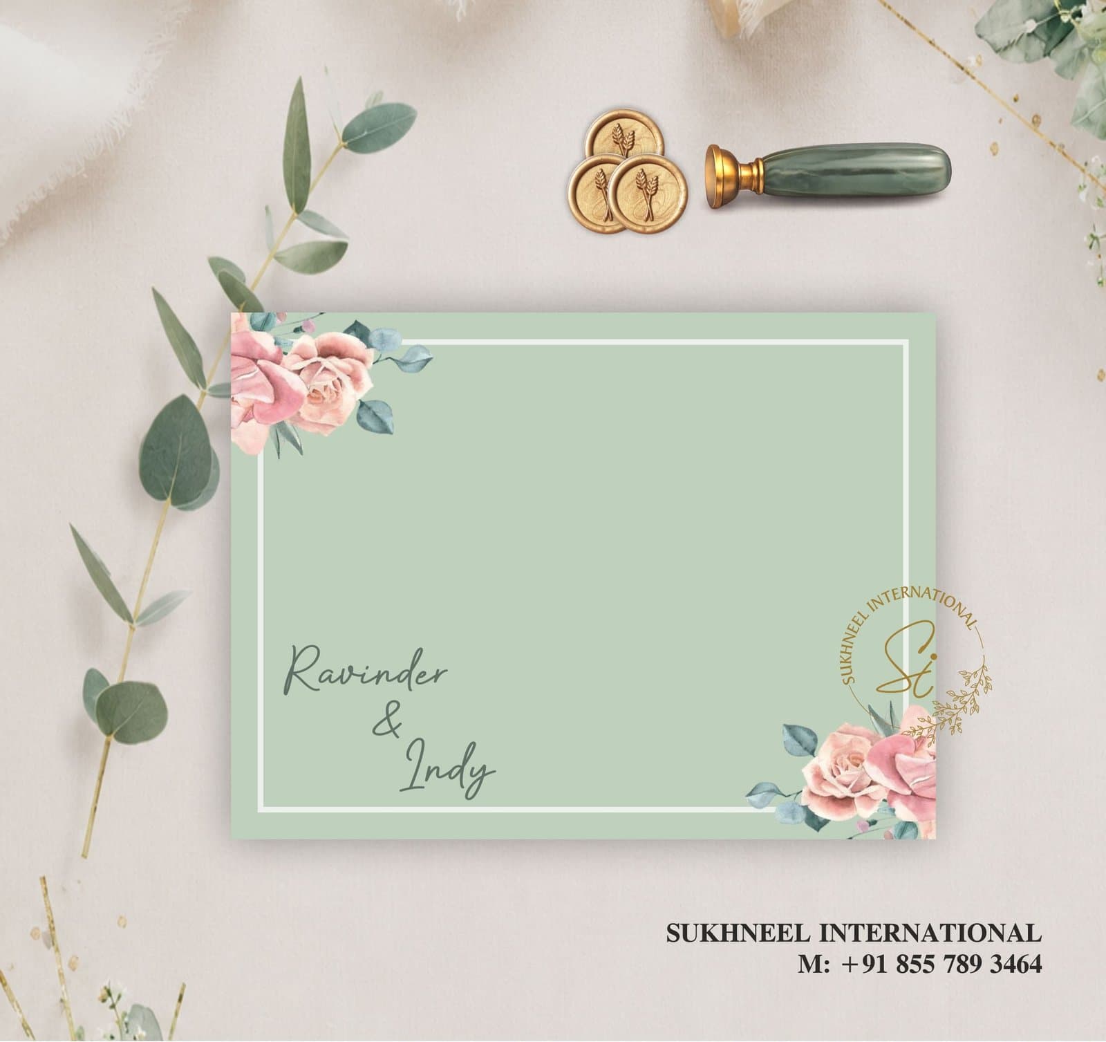 Sage Green Floral