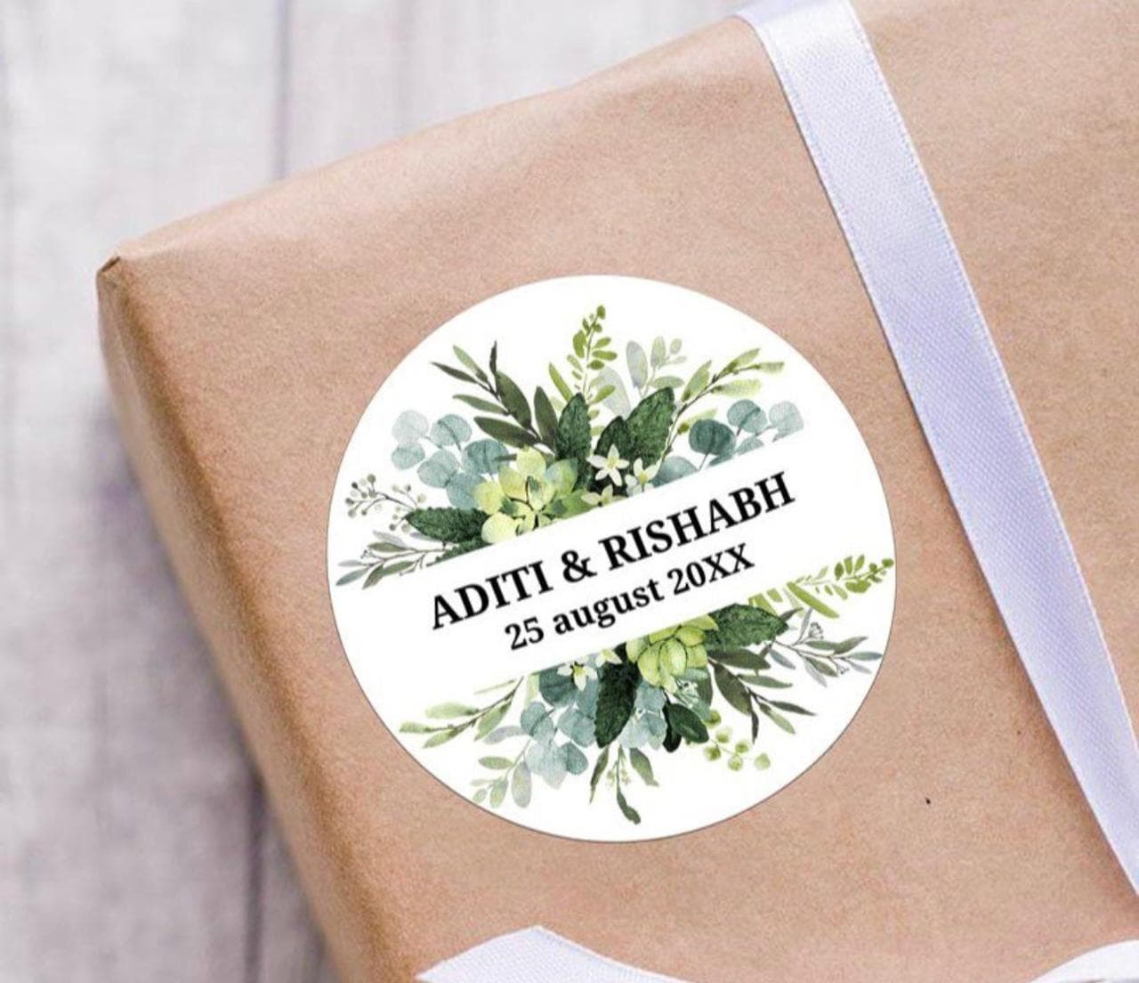 Elegant Sticker for packages