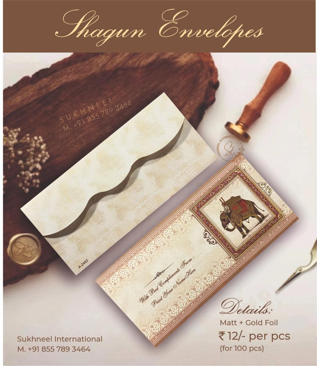 Beautiful Design Envelope 2